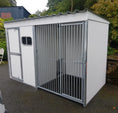 Load image into Gallery viewer, Kennelstore Blakemere thermal kennel — customer lifestyle photo