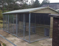 Load image into Gallery viewer, Betley 2 Block Wooden Dog Kennel And Run 10ft (wide) x 10'6ft (depth) x 7'3ft (apex)
