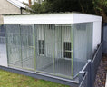 Load image into Gallery viewer, 10x12 thermal insulated dog kennel 2 bay