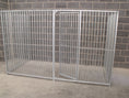Load image into Gallery viewer, 3 sided galvanised bar dog pen without roof