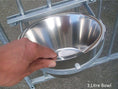 Load image into Gallery viewer, stainless steel water and feed dog bowls