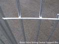 Load image into Gallery viewer, Galvanised Dog Run Panel - 2.0m x 1.84m, 8cm Bar Spacing - Void