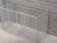 Load image into Gallery viewer, 3 sided galvanised bar dog pen without roof