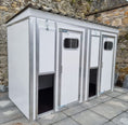 Load image into Gallery viewer, 10x5 thermal insulated dog kennel double unit