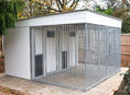 Load image into Gallery viewer, 10x12 thermal insulated dog kennel 2 bay