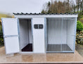 Load image into Gallery viewer, Kennelstore thermal dog kennel and run installed in customer garden