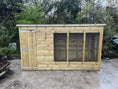 Load image into Gallery viewer, Comfort Aston Wooden Dog Kennel & Run 10ft x 5ft