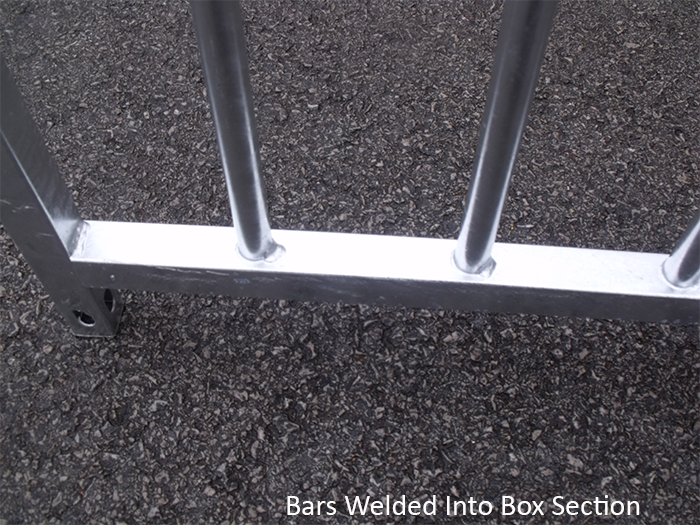 1.0m (Width) x 1.84m (Height) Galvanised 8cm Bars RH Door Dog Run Panel