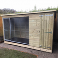Load image into Gallery viewer, Durable dog kennel with 15-year guarantee construction quality