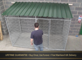 Load image into Gallery viewer, 3-Sided Mesh Pro Dog Pen With Roof - Lifetime Guarantee