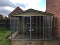 Load image into Gallery viewer, Spring OFFER Wymbury Double Front Entry 2 Bay Dog Kennel  10ft (Wide) x 10'6 (Deep) x 7'2ft (apex)
