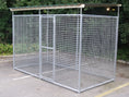 Load image into Gallery viewer, 4 sided galvanised mesh dog pen with roof