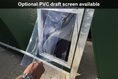 Load image into Gallery viewer, Optional PVC draft screen available