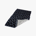 Load image into Gallery viewer, Active non-slip backing dog bedding with paw print design