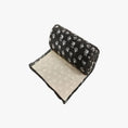 Load image into Gallery viewer, Active non-slip backing dog bedding with paw print design