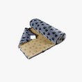 Load image into Gallery viewer, Active non-slip backing dog bedding with paw print design