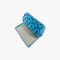 Load image into Gallery viewer, Active non-slip backing dog bedding with paw print design