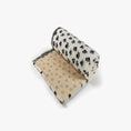 Load image into Gallery viewer, Active non-slip backing dog bedding with paw print design