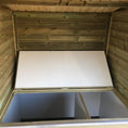 Load image into Gallery viewer, Buxton 12ft x 5ft Wooden Dog Kennel with Internal Elevated Cabin