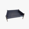 Load image into Gallery viewer, Stylish and supportive elevated dog bed for joint health and comfort