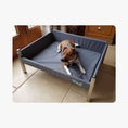 Load image into Gallery viewer, Stylish and supportive elevated dog bed for joint health and comfort