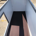 Load image into Gallery viewer, Interior of thermal dog cabin with removable floor and walls for easy cleaning