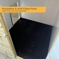 Load image into Gallery viewer, Chesterfield kennel showing insulated sleeping area and outdoor exercise space