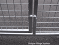 Load image into Gallery viewer, Heavy-Duty Galvanised Mesh Dog Run Door Panel - 1.83m x 1.84m, 2" x 2" Weld Mesh - Right Hand