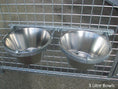 Load image into Gallery viewer, 24cm Double Dog Bowl & Holder 3Ltr
