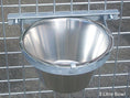 Load image into Gallery viewer, stainless steel single dog bowl and holder