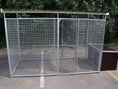 Load image into Gallery viewer, 4 sided galvanised mesh dog pen with roof