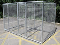 Load image into Gallery viewer, galvanised mesh dog pen 2 bay without roof