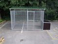 Load image into Gallery viewer, 4 sided galvanised mesh dog pen with roof