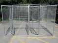 Load image into Gallery viewer, galvanised mesh dog pen 2 bay without roof