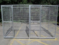 Load image into Gallery viewer, galvanised mesh dog pen 2 bay without roof