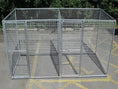 Load image into Gallery viewer, galvanised mesh dog pen 2 bay without roof