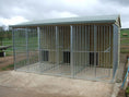 Load image into Gallery viewer, Chesterton 6 Block Wooden Dog Kennel And Run 30ft (wide) x 10'6ft (depth) x 7'3ft (apex)
