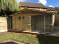 Load image into Gallery viewer, Elworth Dog Kennel & Storage 15ft (wide) x 5ft (depth) x 6'6ft (apex)
