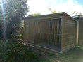 Load image into Gallery viewer, Chesterfield Wooden Dog Kennel And Run 10'6ft (wide) x 6ft (depth) x 5'11ft (high)
