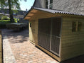 Load image into Gallery viewer, Elworth Chalet Wooden Dog Kennel And Run 12ft (wide) x 4ft (depth) x 6'6ft (apex)
