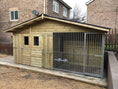 Load image into Gallery viewer, Elworth Dog Kennel & Storage 17ft (wide) x 4ft (depth) x 7ft (apex)
