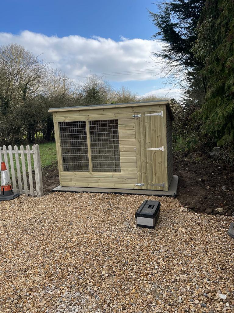 Comfort Aston Wooden Dog Kennel & Run 10ft x 5ft