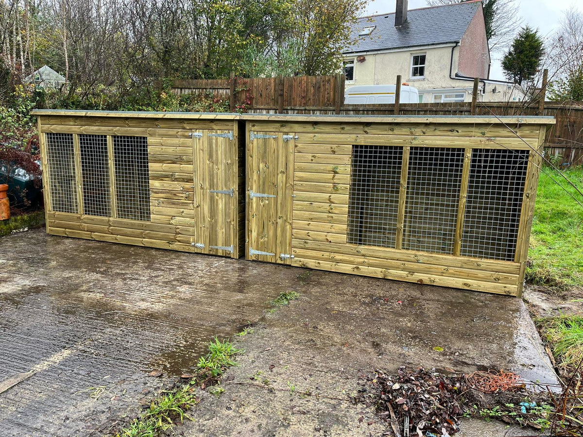 Comfort Aston Wooden Dog Kennel & Run 10ft x 5ft