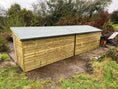 Load image into Gallery viewer, Compact Aston Wooden Dog Kennel & Run 8ft x 4ft
