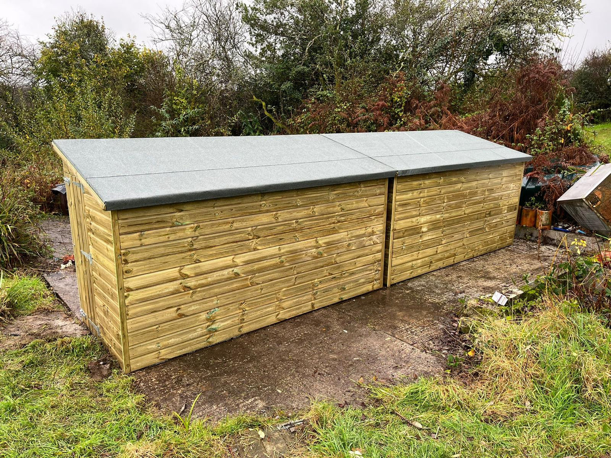 Deep Aston Wooden Dog Kennel & Run 8ft x 5ft