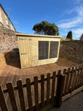 Load image into Gallery viewer, Deep Aston Wooden Dog Kennel & Run 8ft x 5ft
