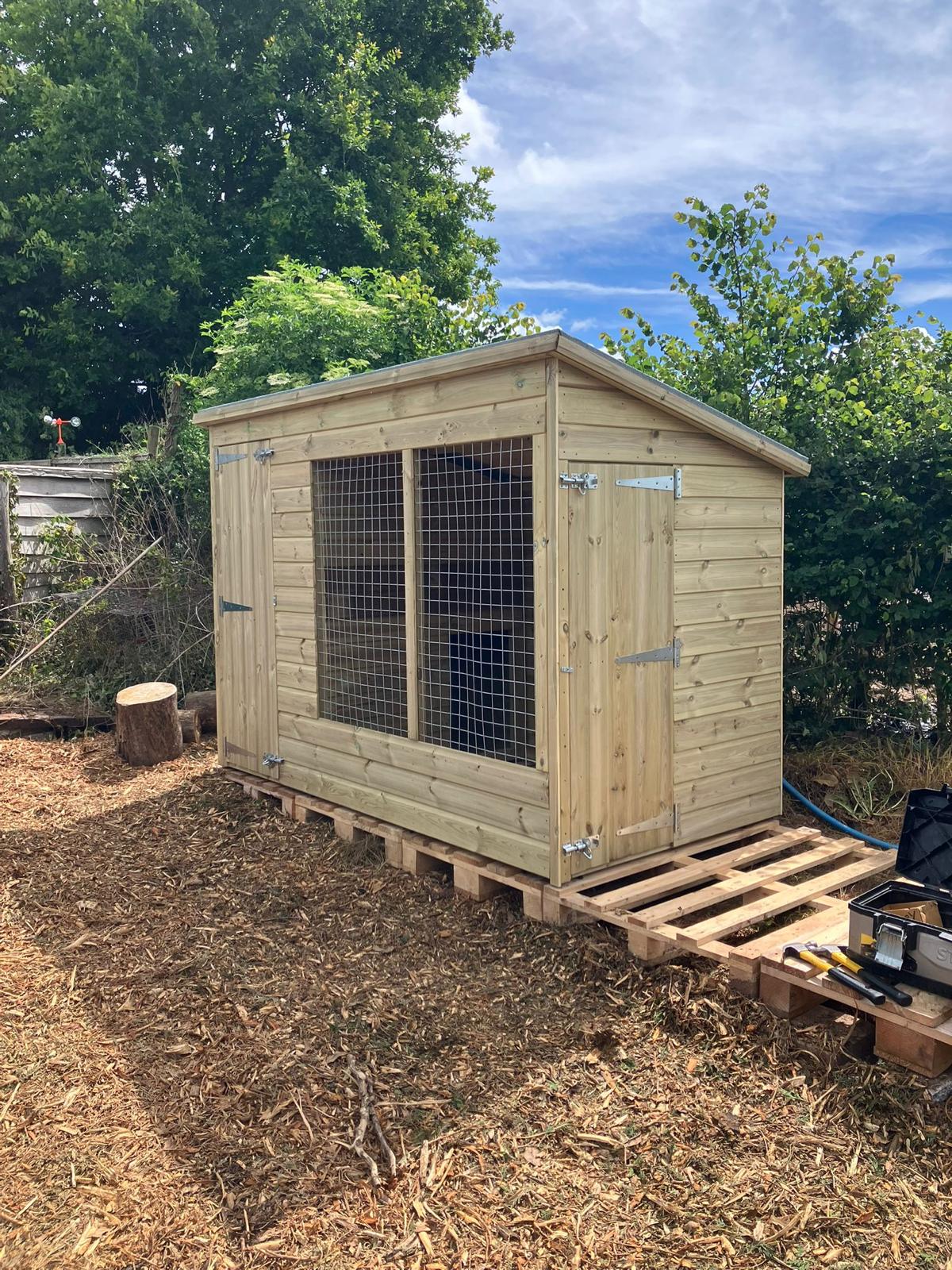 Comfort Aston Wooden Dog Kennel & Run 10ft x 5ft
