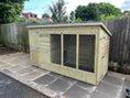 Load image into Gallery viewer, Comfort Aston Wooden Dog Kennel & Run 10ft x 5ft
