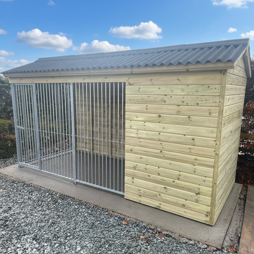 Buxton Kennel image 2 with sunny sky