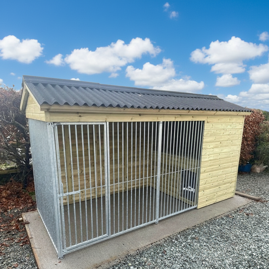 Buxton Kennel with sunny sky